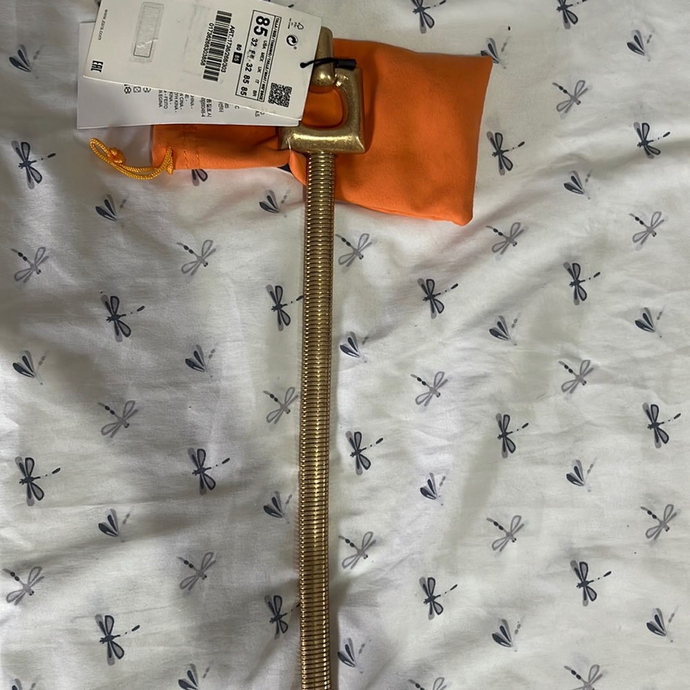 Zara gold belt